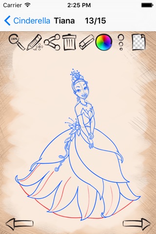 Drawing for Cinderella Beauties screenshot 4