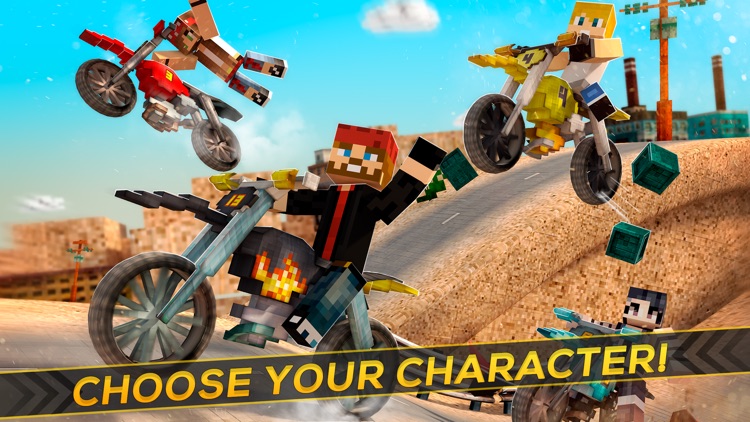 Cubikes | Desert Dirt Bikes Racing & Crafting Game For Free