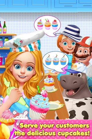 Kids Cupcake Shop - Dessert Maker Salon screenshot 2