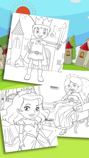 Royal Princess - coloring book for girls to paint and color (圖1)-速報App