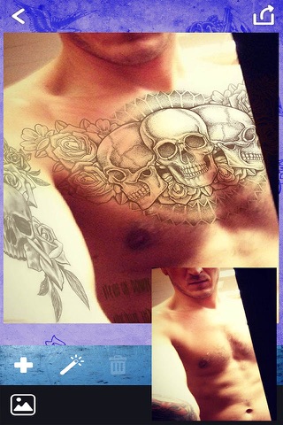 Tattoo Designs Booth! - Cool Tattoo Ideas in a Photo Montage Editor with Realistic Camera Stickers screenshot 4