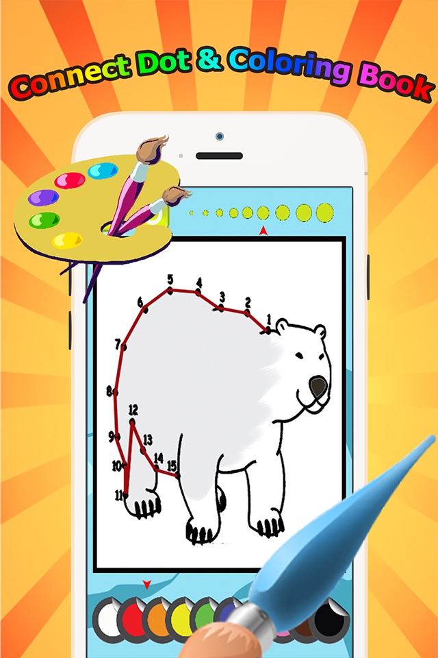 Animals Dot to Dot Coloring Book for Kids grade 1-6: coloring pages learning games screenshot 4