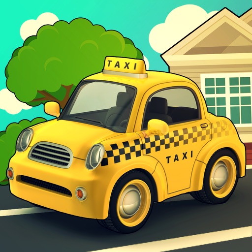 City Taxi Driving Simulator - Cool yellow cab car racing mania games for little boys and girls