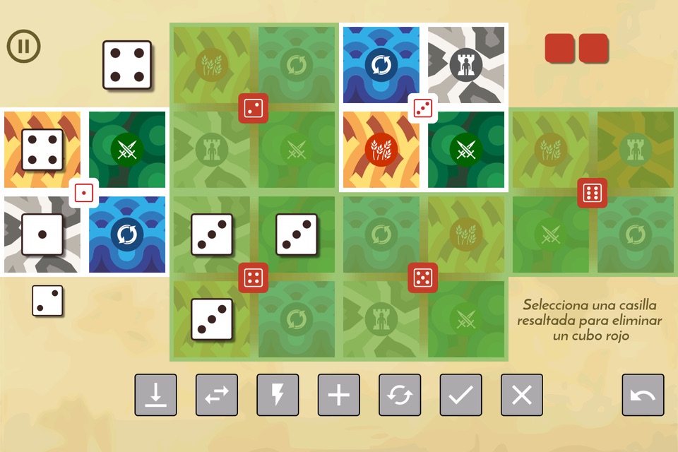 Land 6 Board Game screenshot 2