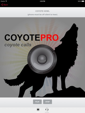 REAL Coyote Hunting Calls -- Coyote Calls & Coyote Sounds for Hunting (ad free) BLUETOOTH COMPATBLE screenshot 4
