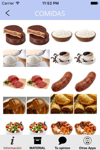 Categoría Alimentos screenshot 3