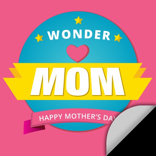 Mothers Day FREE Instant Photo Sticker App Icon