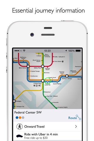 Washington DC Metro Route Map screenshot 2