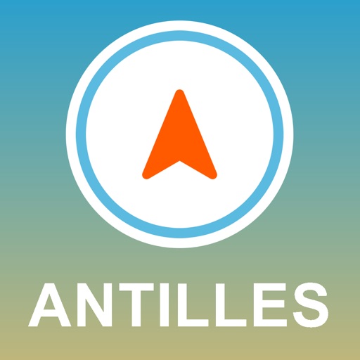 Antilles, Netherlands GPS - Offline Car Navigation icon