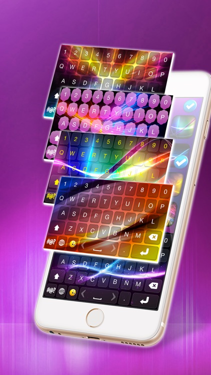 Glow Keyboard Skins – Custom.ize Text.ing with Fancy Font.s & Neon Key Theme.s