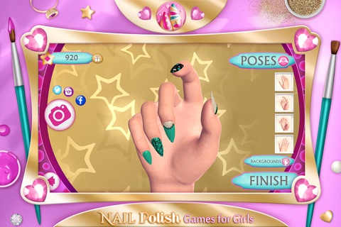 Nail Polish Games For Girls: Do Your Own Nail Art Designs in Fancy Manicure Salon screenshot 3