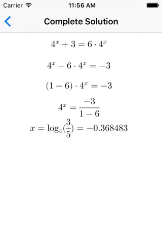 Exponential Equations   ++ screenshot 4
