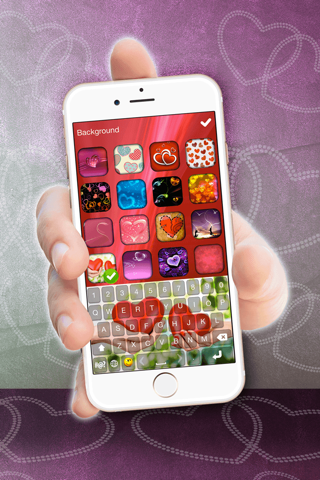 Heart Keyboard Extension – Love.ly Background.s & Romantic Font.s Changer for iPhone screenshot 3