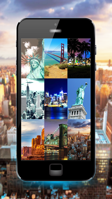 アメリカ合衆国壁紙 ニューヨーク 都市の背景 そして アメリカ国旗 ロック画面用の画像 Iphoneアプリ Applion
