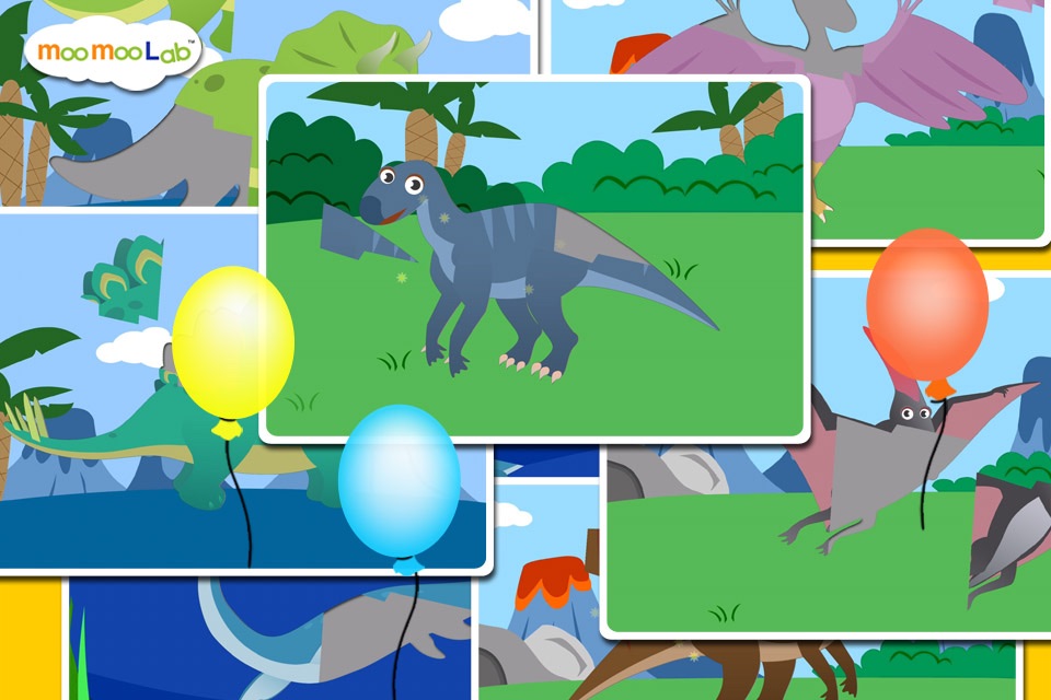 Dinosaur Sounds, Puzzles and Activities for Toddler and Preschool Kids by Moo Moo Lab screenshot 4