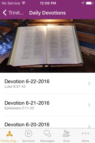 Trinity English Lutheran screenshot 2
