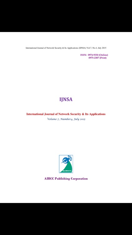 International Journal of Network Security & its Applications ( IJNSA )