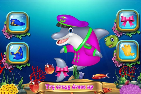 Feed the Dolphin – Vet care, dress up & crazy fun game for kids screenshot 2