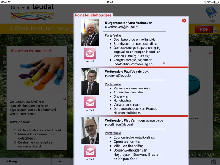 Begrotingsapp Gemeente Leudal 2016 screenshot-3