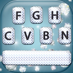 Diamond Keyboard Changer – Shiny Skins and Themes with Glitter Color Text Font.s