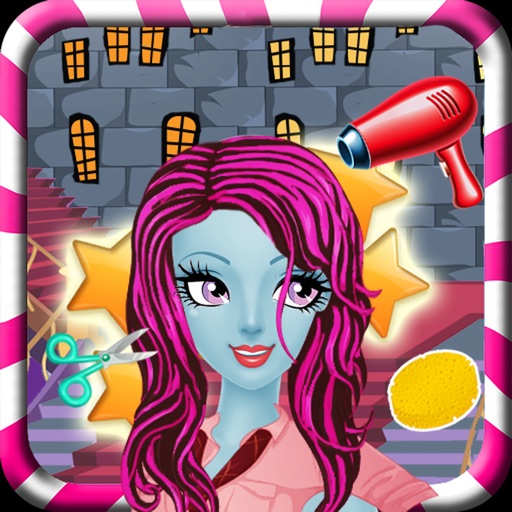 Monster Girl Makeover Salon. Monster Dress Up and Makeover Games Icon