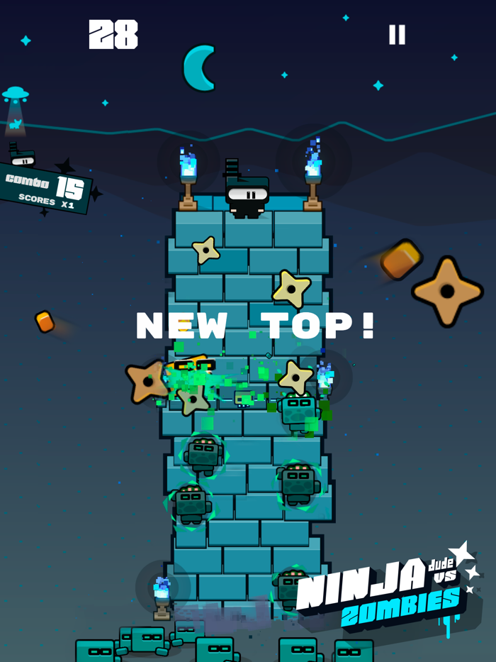 Ninja Dude vs Zombies - endless tap n slash zombie arcade game