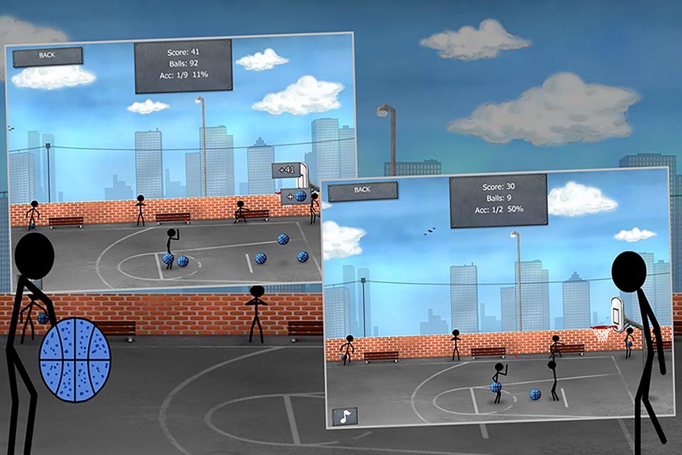 Stickman Street Basketball screenshot 3