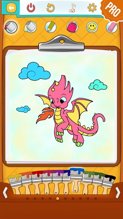 Dragon Coloring Pages PRO - Animal Coloring Games for Kids