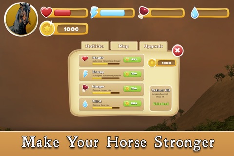 Wild African Horse: Animal Simulator 2017 screenshot 4