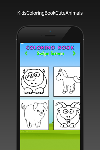 Kids Coloring Book Cute Animals screenshot 3