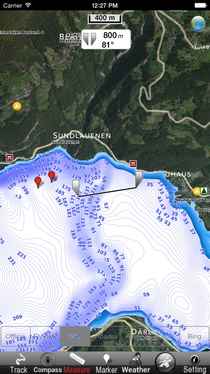 Lake : Thun - Brienz HD - GPS Map Navigator