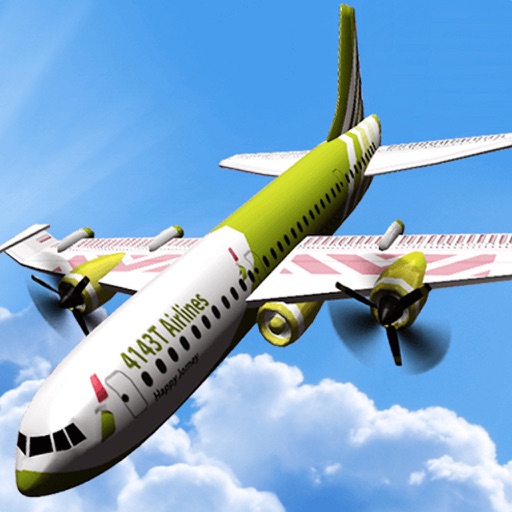 Plane Pilot 3D. Airplanes Flight Wings Wars Simulator for Kids iOS App