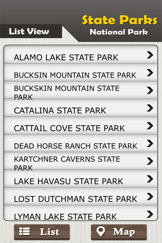 Arizona State Parks & National Parks Guide screenshot 3