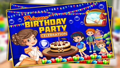 How to cancel & delete Princess Birthday Party Celebration - Cleaning and Dressup Games For Girls from iphone & ipad 1