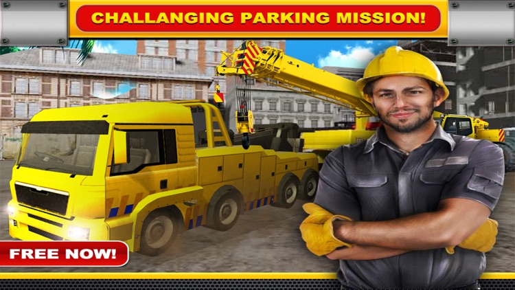 Construction Crane Parking Simulator 3D