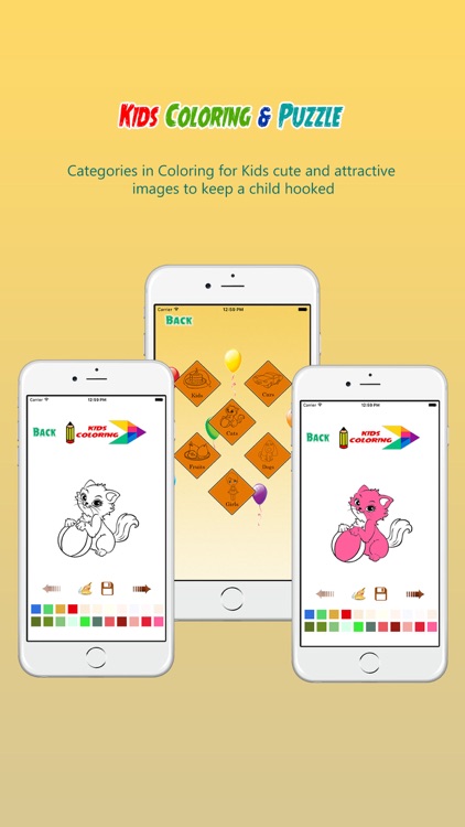 Kids Coloring and Puzzle - Kids Paint - Painting - Coloring Book screenshot-3