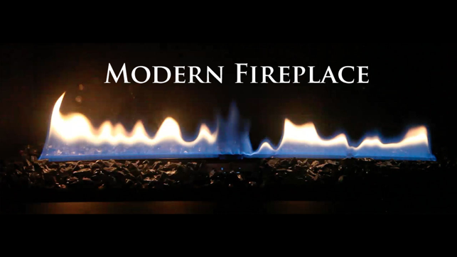 Modern Fireplace Black