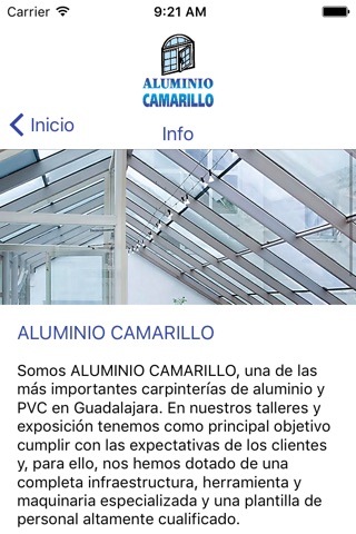 ALUMINIO CAMARILLO screenshot 2