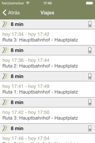 Öffliner - Linzer Fahrplanauskunft screenshot 2