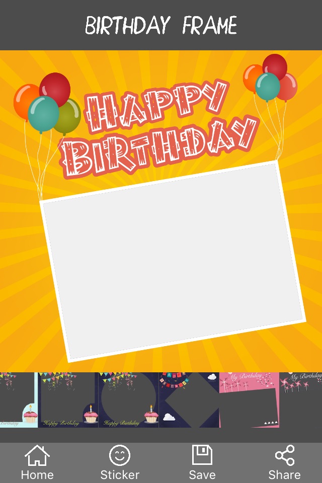 Happy Birthday Frame screenshot 4