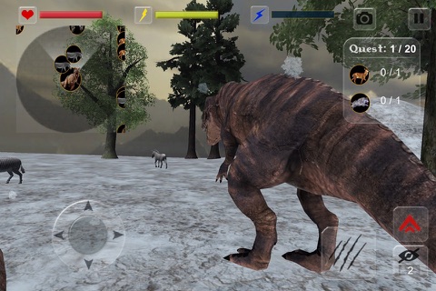 Hungry Dinosaur Forest Wild simulator screenshot 4
