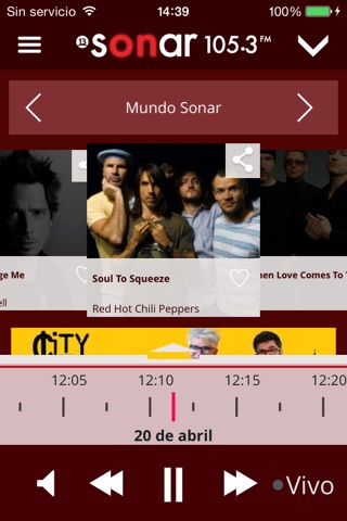Sonar FM screenshot 2