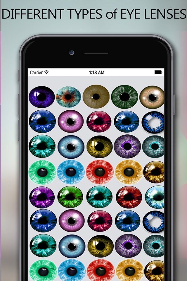 Colored Eye Maker - Make Your Eyes Beautiful & Gorgeous With Pretty Photo Eye Effects screenshot 3