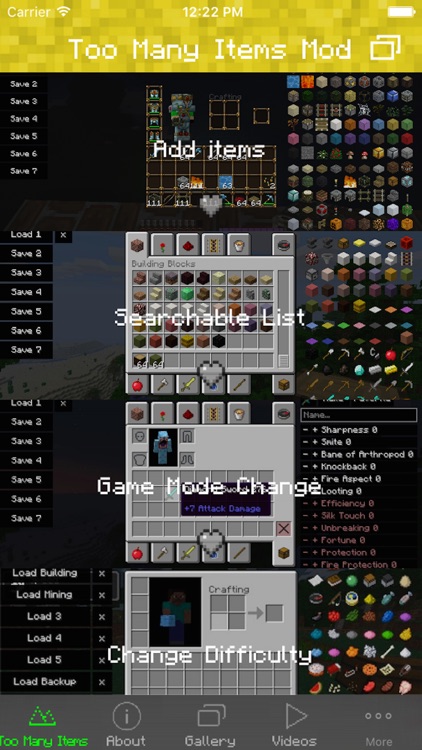 TOO MANY ITEMS MODS FOR Minecraft Pc Edition - Mod Guide screenshot-4