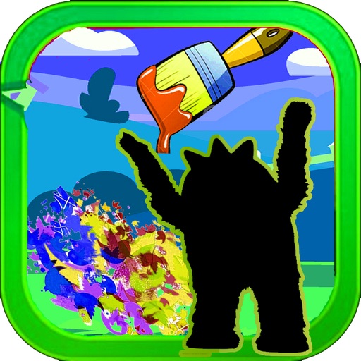Coloring Game For Kids Draw Yo Gabba Edition iOS App
