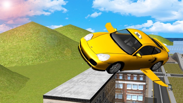 Taxi Car Flying Simulator