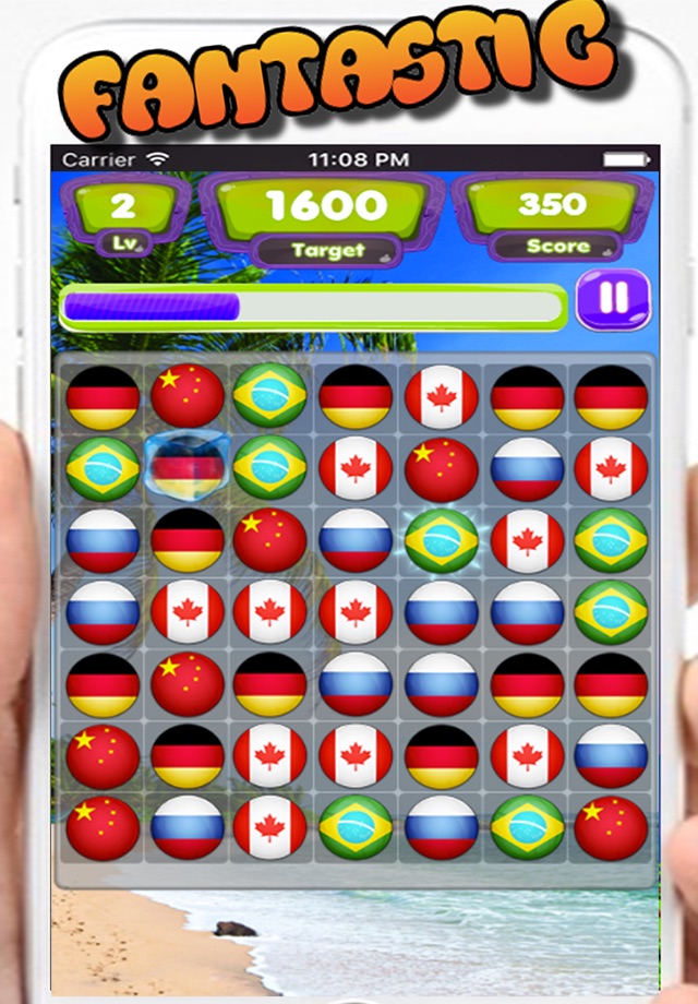 Flag Match Puzzle screenshot 2