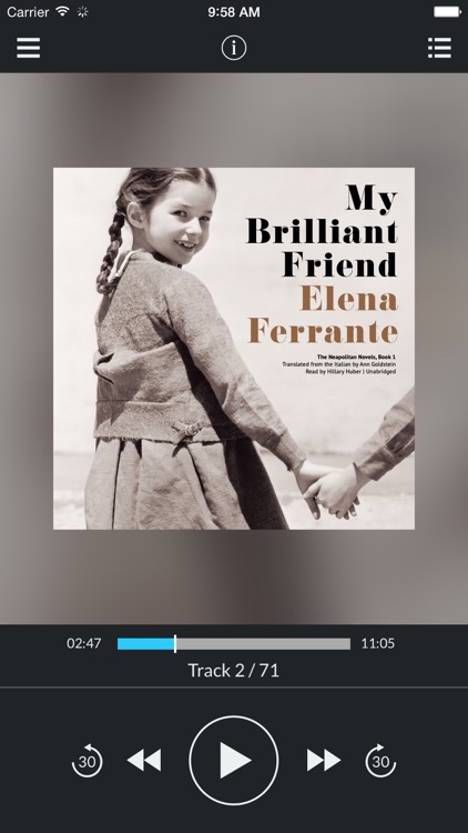 My Brilliant Friend (by Elena Ferrante) (UNABRIDGED AUDIOBOOK)