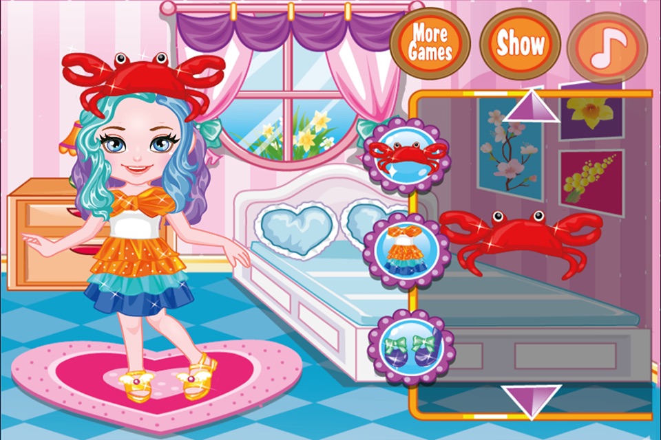 小丸子的发型师：儿童幼儿免费化妆游戏 screenshot 3