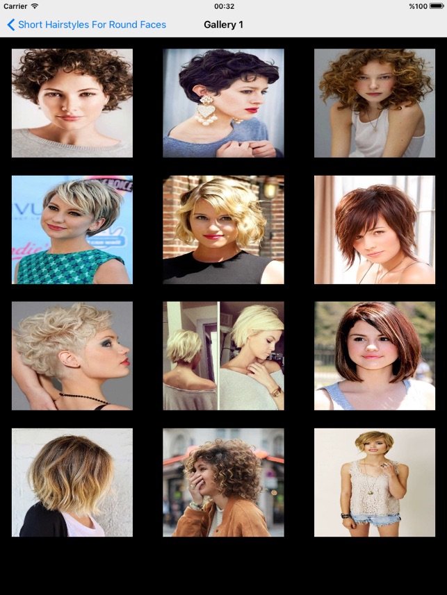 Short Hairstyles For Round Faces On The App Store